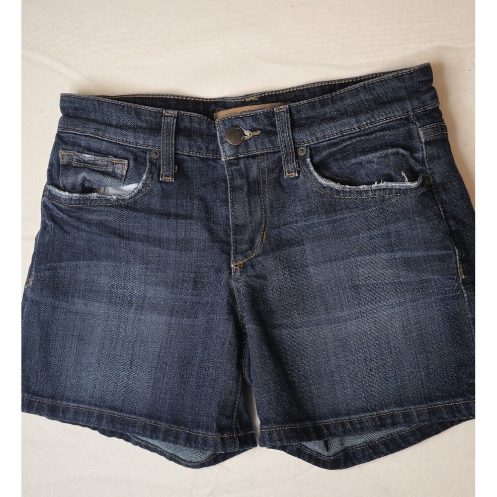 Joe's Jean Shorts Womens Blue Dark Wash Denim Short Size 24 Juniors Shorts